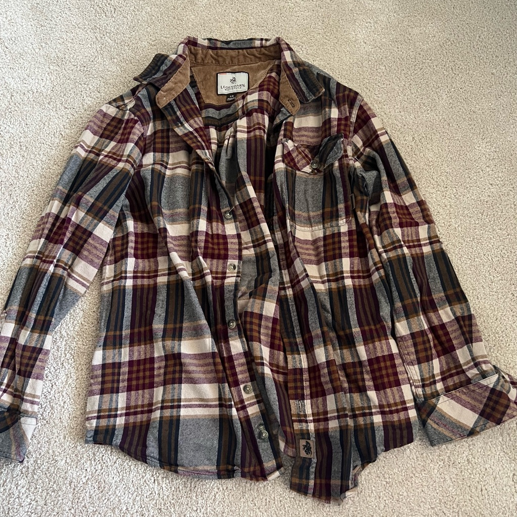 Mens Large Flannel Shirt
